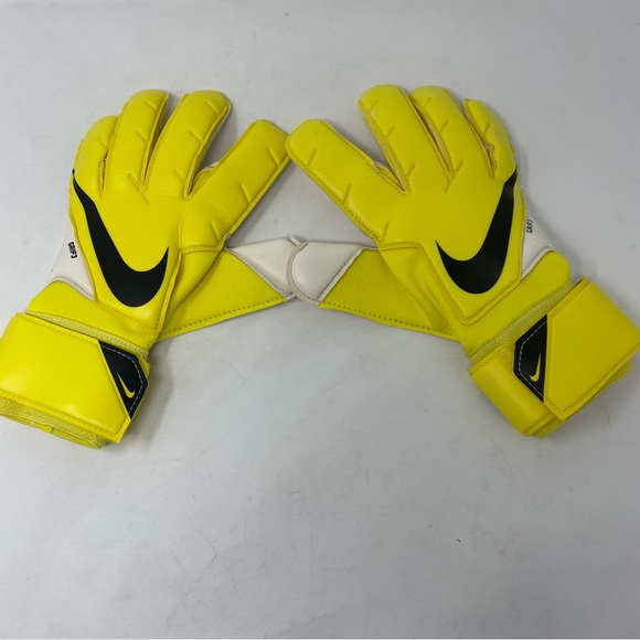 New Nike GK Vapor Grip 3 Goalkeeper CN5651-765 Yellow Strike/White/Black - Picture 2 of 9